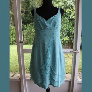 Ann Taylor 100% Silk Party Cocktail Dress size 8